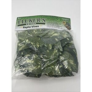 NEW Fluker's Repta‑Vines Pothos 6 ft Artificial Hanging Terrarium Plant Reptiles